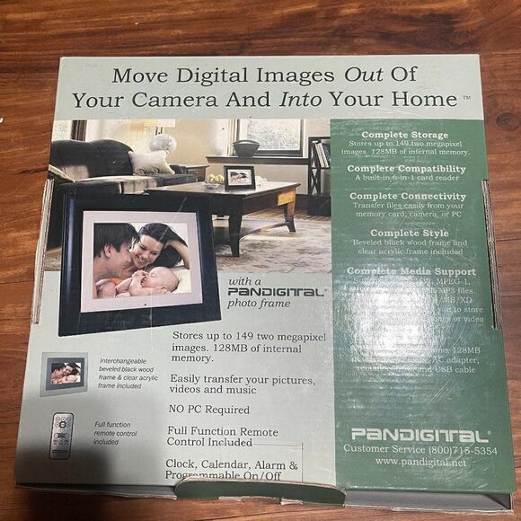 Pandigital PAN80-2 8" Digital Picture Frame - Picture 1 of 3